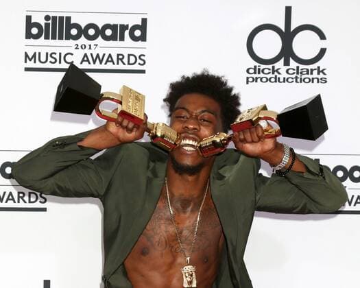 May 21, 2017 - Las Vegas, NV, USA - LAS VEGAS - MAY 21: Desiigner, Sidney Royel Selby III at the 2017 Billboard Awards Press Room at the T-Mobile Arena on May 21, 2017 in Las Vegas, NV Las Vegas USA - ZUMAb170 20170521_zap_b170_032 Copyright: xKayxBlakex