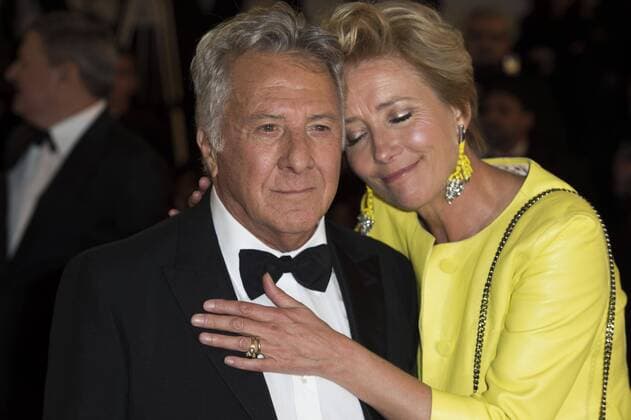 Foto IPP Daniele CifalÃ 21 05 2017 70 Â° Cannes Film Festival The Meyerowitz Stories Red Carpet nella foto : Dustin Hoffman , Emma Thompson  0