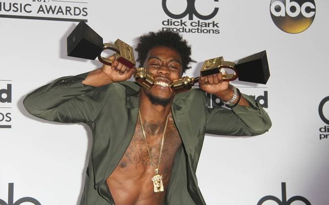 The 2017 Billboard Music Awards Press Room held at in Las Vegas, Nevada on 5 21 17. In this photo: Desiigner Desiigner (rapper) Las Vegas United States  519719