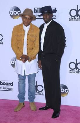 May 21, 2017 - Las Vegas, NV, United States - 21 May 2017 - Las Vegas, Nevada - Christopher Jordan Wallace, Sean Combs. 2017 Billboard Music Awards Press Room at T-Mobile Arena. Photo Credit: MJT AdMedia Las Vegas United States - ZUMAa123 20170521_zaa_a123_474 Copyright: xMjt Admediax