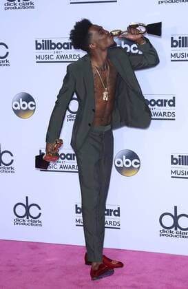 May 21, 2017 - Las Vegas, NV, United States - 21 May 2017 - Las Vegas, Nevada - Desiigner. 2017 Billboard Music Awards Press Room at T-Mobile Arena. Photo Credit: MJT AdMedia Las Vegas United States - ZUMAa123 20170521_zaa_a123_462 Copyright: xMjt Admediax