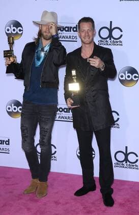 May 21, 2017 - Las Vegas, NV, United States - 21 May 2017 - Las Vegas, Nevada - Florida Georgia Line. 2017 Billboard Music Awards Press Room at T-Mobile Arena. Photo Credit: MJT AdMedia Las Vegas United States - ZUMAa123 20170521_zaa_a123_439 Copyright: xMjt Admediax