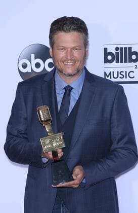 May 21, 2017 - Las Vegas, NV, United States - 21 May 2017 - Las Vegas, Nevada - Blake Shelton. 2017 Billboard Music Awards Press Room at T-Mobile Arena. Photo Credit: MJT AdMedia Las Vegas United States - ZUMAa123 20170521_zaa_a123_448 Copyright: xMjt Admediax