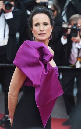 Andie MacDowell attends the screening of The Meyorowitz Stories at the 70th Cannes Film Festival at Palais des Festivals in Cannes, France. MAY 21st 2017  RHDx171036