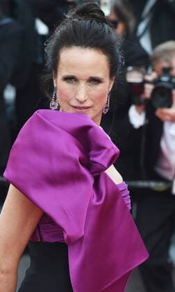 Andie MacDowell attends the screening of The Meyorowitz Stories at the 70th Cannes Film Festival at Palais des Festivals in Cannes, France. MAY 21st 2017  RHDx171036