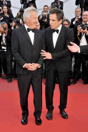 Dustin Hoffman and Ben Stiller attending the The Meyerowitz Stories premiere during the 70th Cannes Film Festival at the Palais des Festivals in Cannes on May 21, 2017. Foto:xL.xFontanax xFuturexImage