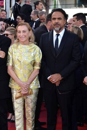 70th Cannes Film Festival 2017, Red carpet film The Killing Of A Sacred Deer . Pictured: Miuccia Prada, Alejandro Gonzalez Inarritu  Copyright: xSimonexComix xCannesx xIPAx xCannesx