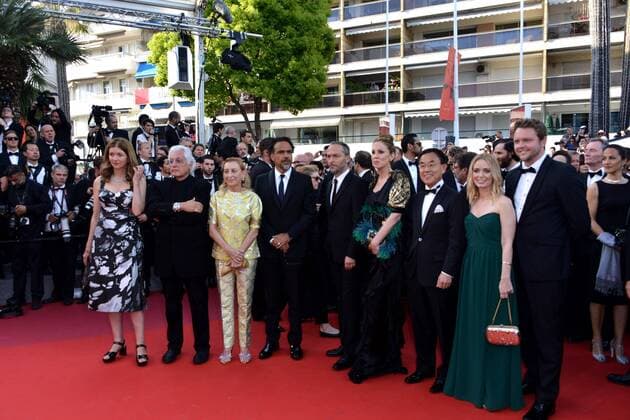 70th Cannes Film Festival 2017, Red carpet film The Killing Of A Sacred Deer . Pictured: Miuccia Prada, Alejandro Gonzalez Inarritu  Copyright: xSimonexComix xCannesx xIPAx xCannesx