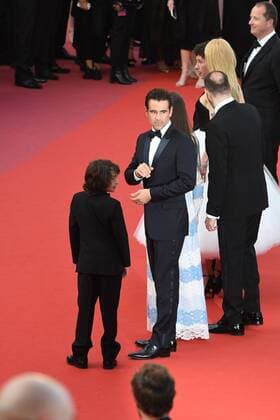 217880 Serge Arnal Starface 2017-05-22 Cannes France 70eme Festival International du Film de Cannes. Montee des Marches du film Mise a Mort du Cerf Sacre . 70th International Cannes Film Festival. Red Carpet of Mise a Mort du Cerf Sacre movie Kidman, Nicole; Williams, Pharrell  Copyright: xSergexArnalx xStarfacex STAR_217880_040