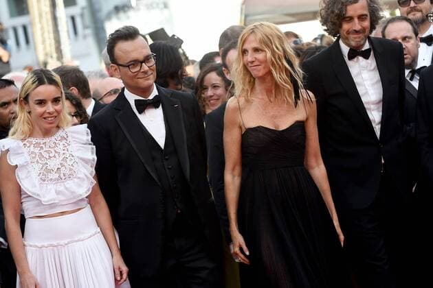 217879 Degun-Paoli Starface 2017-05-22 Cannes Etats-Unis 70eme Festival International du Film de Cannes. Montee des Marches du film Mise a Mort du Cerf Sacre . 70th International Cannes Film Festival. Red Carpet of Mise a Mort du Cerf Sacre movie Bouchez, Elodie; Kiberlain, Sandrine  Copyright: xDegun-Paolix STAR_217879_020