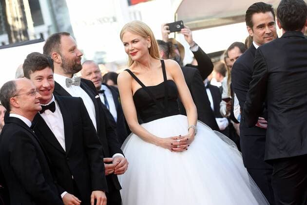 217879 Degun-Paoli Starface 2017-05-22 Cannes Etats-Unis 70eme Festival International du Film de Cannes. Montee des Marches du film Mise a Mort du Cerf Sacre . 70th International Cannes Film Festival. Red Carpet of Mise a Mort du Cerf Sacre movie Kidman, Nicole; Farrell, Colin; Lanthimos, Yorgos  Copyright: xDegun-Paolix STAR_217879_045