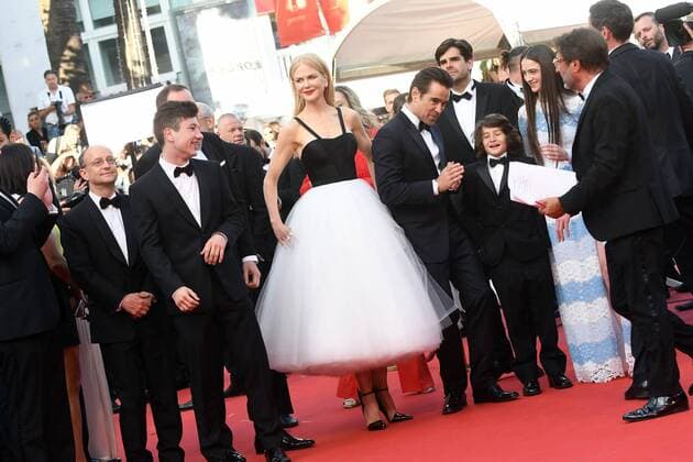 217879 Degun-Paoli Starface 2017-05-22 Cannes Etats-Unis 70eme Festival International du Film de Cannes. Montee des Marches du film Mise a Mort du Cerf Sacre . 70th International Cannes Film Festival. Red Carpet of Mise a Mort du Cerf Sacre movie Kidman, Nicole; Farrell, Colin; Lanthimos, Yorgos  Copyright: xDegun-Paolix STAR_217879_047