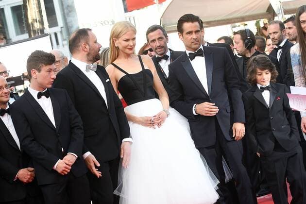 217879 Degun-Paoli Starface 2017-05-22 Cannes Etats-Unis 70eme Festival International du Film de Cannes. Montee des Marches du film Mise a Mort du Cerf Sacre . 70th International Cannes Film Festival. Red Carpet of Mise a Mort du Cerf Sacre movie Kidman, Nicole; Farrell, Colin; Lanthimos, Yorgos  Copyright: xDegun-Paolix STAR_217879_048