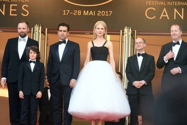 217879 Degun-Paoli Starface 2017-05-22 Cannes Etats-Unis 70eme Festival International du Film de Cannes. Montee des Marches du film Mise a Mort du Cerf Sacre . 70th International Cannes Film Festival. Red Carpet of Mise a Mort du Cerf Sacre movie Kidman, Nicole; Farrell, Colin; Lanthimos, Yorgos  Copyright: xDegun-Paolix STAR_217879_069