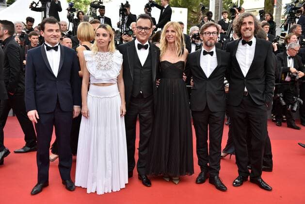 217879 Degun-Paoli Starface 2017-05-22 Cannes Etats-Unis 70eme Festival International du Film de Cannes. Montee des Marches du film Mise a Mort du Cerf Sacre . 70th International Cannes Film Festival. Red Carpet of Mise a Mort du Cerf Sacre movie Bouchez, Elodie; Kiberlain, Sandrine  Copyright: xDegun-Paolix STAR_217879_203