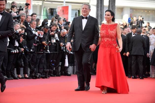 217879 Degun-Paoli Starface 2017-05-22 Cannes Etats-Unis 70eme Festival International du Film de Cannes. Montee des Marches du film Mise a Mort du Cerf Sacre . 70th International Cannes Film Festival. Red Carpet of Mise a Mort du Cerf Sacre movie Gore, Al  Copyright: xDegun-Paolix STAR_217879_252