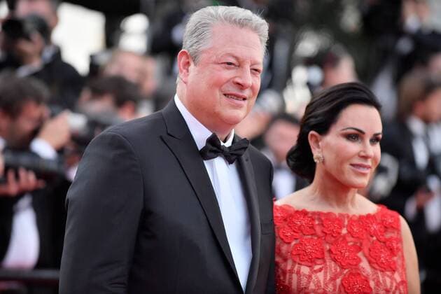 217879 Degun-Paoli Starface 2017-05-22 Cannes Etats-Unis 70eme Festival International du Film de Cannes. Montee des Marches du film Mise a Mort du Cerf Sacre . 70th International Cannes Film Festival. Red Carpet of Mise a Mort du Cerf Sacre movie Gore, Al  Copyright: xDegun-Paolix STAR_217879_256