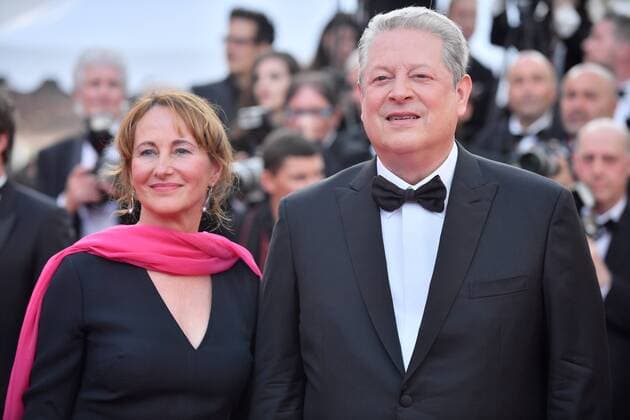 217879 Degun-Paoli Starface 2017-05-22 Cannes Etats-Unis 70eme Festival International du Film de Cannes. Montee des Marches du film Mise a Mort du Cerf Sacre . 70th International Cannes Film Festival. Red Carpet of Mise a Mort du Cerf Sacre movie Royal, Ségolène; Gore, Al  Copyright: xDegun-Paolix STAR_217879_257