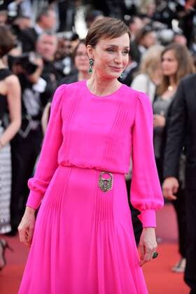 217879 Degun-Paoli Starface 2017-05-22 Cannes Etats-Unis 70eme Festival International du Film de Cannes. Montee des Marches du film Mise a Mort du Cerf Sacre . 70th International Cannes Film Festival. Red Carpet of Mise a Mort du Cerf Sacre movie Scott-Thomas, Kristin  Copyright: xDegun-Paolix STAR_217879_262