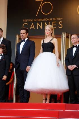 Nicole Kidman, Colin Farrel CINEMA : 70 eme Festival de Cannes - Tapis rouge - Mise a mort du cerf sacre - 22 05 2017 loicThebaud Panoramic 
