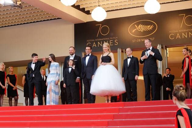 Nicole Kidman, Colin Farrel CINEMA : 70 eme Festival de Cannes - Tapis rouge - Mise a mort du cerf sacre - 22 05 2017 loicThebaud Panoramic 