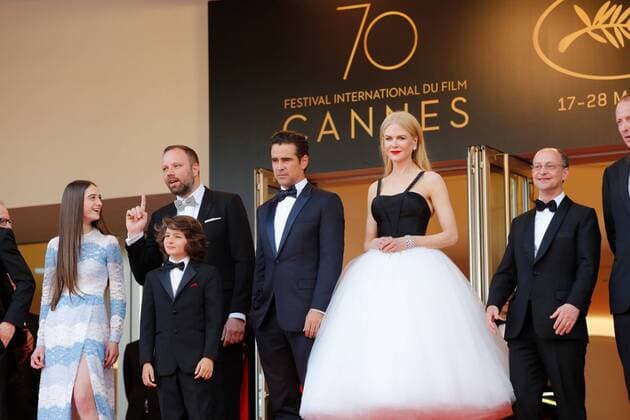 Nicole Kidman, Colin Farrel CINEMA : 70 eme Festival de Cannes - Tapis rouge - Mise a mort du cerf sacre - 22 05 2017 loicThebaud Panoramic 