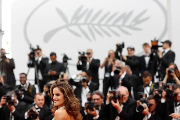 Izabel Goulard, Kevin Trapp CINEMA : 70 eme Festival de Cannes - Tapis rouge - Mise a mort du cerf sacre - 22 05 2017 loicThebaud Panoramic 