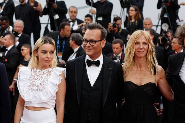 Elodie Bouchez, Sandrine Kiberlain CINEMA : 70 eme Festival de Cannes - Tapis rouge - Mise a mort du cerf sacre - 22 05 2017 loicThebaud Panoramic 