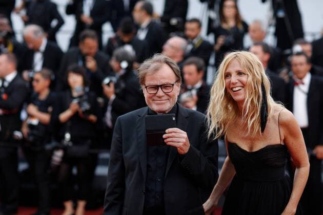Sandrine Kiberlain CINEMA : 70 eme Festival de Cannes - Tapis rouge - Mise a mort du cerf sacre - 22 05 2017 loicThebaud Panoramic 