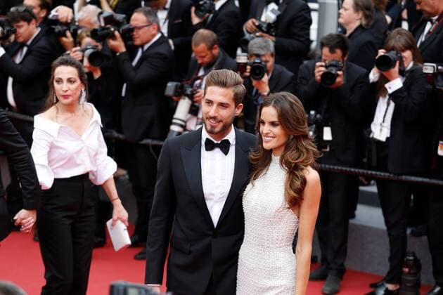 Izabel Goulard, Kevin Trapp CINEMA : 70 eme Festival de Cannes - Tapis rouge - Mise a mort du cerf sacre - 22 05 2017 loicThebaud Panoramic 