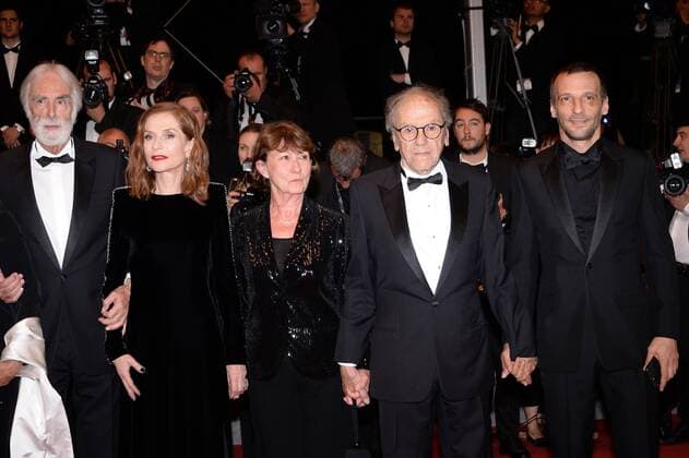 Cannes - Premiere Happy End 217887 Degun-Paoli Starface 2017-05-22 Cannes France 70eme Festival International du Film de Cannes. Montee des Marches du film Happy End . 70th International Cannes Film Festival. Red Carpet of Happy End movie Huppert, Isabelle; Haneke, Michael; Kassovitz, Mathieu; Trintignant, Jean Louis; Hoepfner, Marianna  Copyright: xDegun-Paolix STAR_217887_031