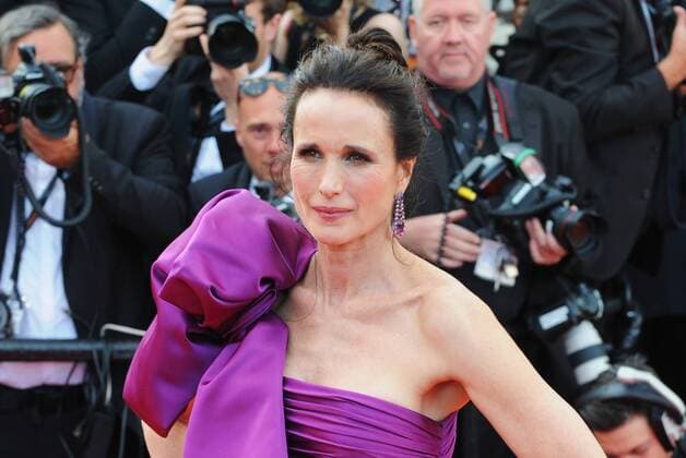 70th Festival de Cannes, France. THE MEYEROWITZ STORIES red carpet at the Film - Festival with Andie MacDowell.
