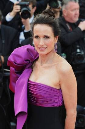 70th Festival de Cannes, France. THE MEYEROWITZ STORIES red carpet at the Film - Festival with Andie MacDowell.