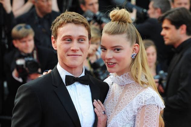 70th Festival de Cannes, France. THE MEYEROWITZ STORIES red carpet at the Film - Festival with Anja Taylor-Toy and guest.