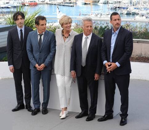 70th Festival de Cannes, France. THE MEYEROWITZ STORIES photocall at the Film - Festival with Noah Baumbach, Ben Stiller, Emma Thompson, Dustin Hoffman, Adam Sandler.