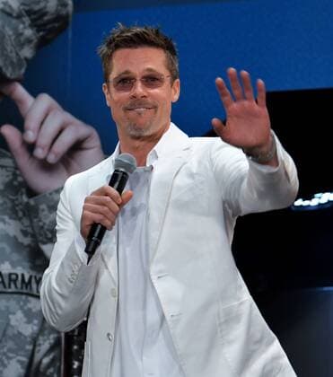 Producer and actor Brad Pitt attends the Japan premiere for the film War Machine in Tokyo, Japan on May 23, 2017.  TKP2017052307 KEIZOxMORI