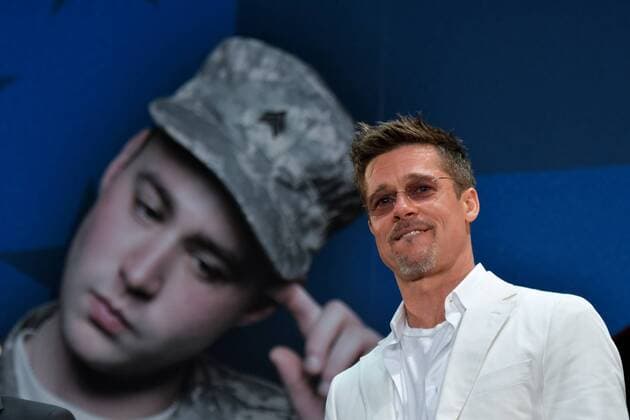 Producer and actor Brad Pitt attends the Japan premiere for the film War Machine in Tokyo, Japan on May 23, 2017.  TKP2017052310 KEIZOxMORI