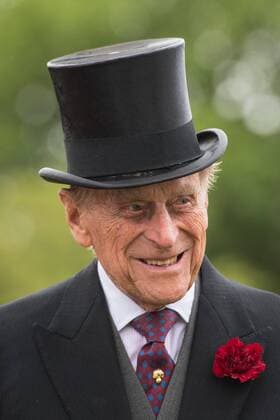 . 23 05 2017. London, United Kingdom. The Duke of Edinburgh at a Garden Party at Buckingham Palace in London, where a minute s silence was observed for the victims of the Manchester terror attack.  xROTAxx xi-Imagesx IIM-15175-0012