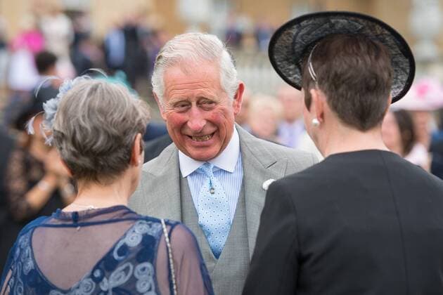 . 23 05 2017. London, United Kingdom. Prince of Wales at a Garden Party at Buckingham Palace in London, where a minute s silence was observed for the victims of the Manchester terror attack.  xROTAxx xi-Imagesx IIM-15175-0015