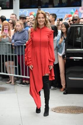 Guest at AOL Build Speaker Series, 052317 Connie Nielsen New York France  520384