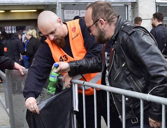 The security precautions in front of the Eden Arena prior to the British electronic band Depeche Mode concert in Prague, Czech Republic, on Wednesday, May 24, 2017. (CTKxPhoto RomanxVondrous) CTKPhotoP201705240965601  vnd 4