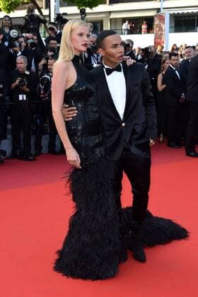 70th Cannes Film Festival 2017, Red carpet film The Beguiled . Pictured: Lara Stone, Olivier Rousteing  Copyright: xSimonexComix xCannesx xIPAx xCannesx
