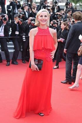Laurence Ferrari arrives on the red carpet before the screening of Twin Peaks during the 70th annual Cannes International Film Festival in Cannes, France on May 25, 2017.  CAN20170525726 DAVIDxSILPA