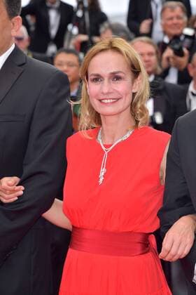 70eme Festival du Film de Cannes - Montee des marches du film L Amant Double Sandrine Bonnaire Cannes France  521410