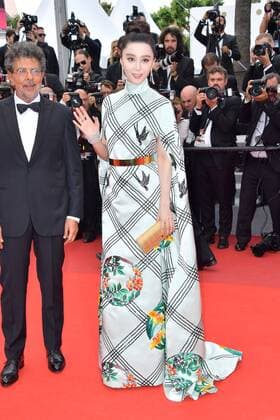 70eme Festival du Film de Cannes - Montee des marches du film L Amant Double Fan BingBing Cannes France  521410