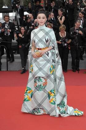 70th Cannes Film Festival 2017, Red Carpet film L amant double . Pictured : Fan Bingbing  Copyright: xAlbertoxTerenghi Cannesx xIPAx xCannesx