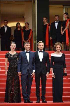 70th Cannes Film Festival 2017, Red carpet film Amant Double . Pictured: Marine Vacth, Francois Ozon, Jeremie Renier, Jacqueline Bisset  Copyright: xSimonexComix xCannesx xIPAx xCannesx