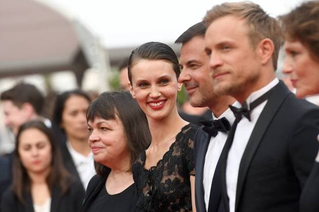 218052 Degun-Paoli Starface 2017-05-26 Cannes France 70eme Festival International du Film de Cannes. Montee des Marches du film L amant Double . 70th International Cannes Film Festival. Red Carpet of L amant Double movie . Renier, Jeremie; Vacth, Marine  Copyright: xDegun-Paolix STAR_218052_073