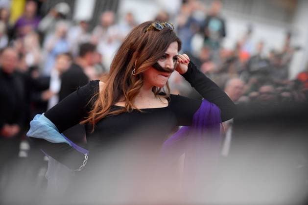 218052 Degun-Paoli Starface 2017-05-26 Etats-Unis 70eme Festival International du Film de Cannes. Montee des Marches du film L amant Double . 70th International Cannes Film Festival. Red Carpet of L amant Double movie . Jaoui, Agnès  Copyright: xDegun-Paolix STAR_218052_145