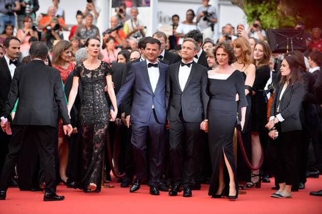 218052 Degun-Paoli Starface 2017-05-26 Etats-Unis 70eme Festival International du Film de Cannes. Montee des Marches du film L amant Double . 70th International Cannes Film Festival. Red Carpet of L amant Double movie . Ozon, François; Bisset, Jacqueline; Renier, Jeremie; Vacth, Marine  Copyright: xDegun-Paolix STAR_218052_147